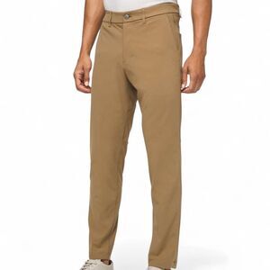 Lululemon Men’s Commission Pant Slim *Warpstreme 32" Artifact Khaki Brown 32 PIX